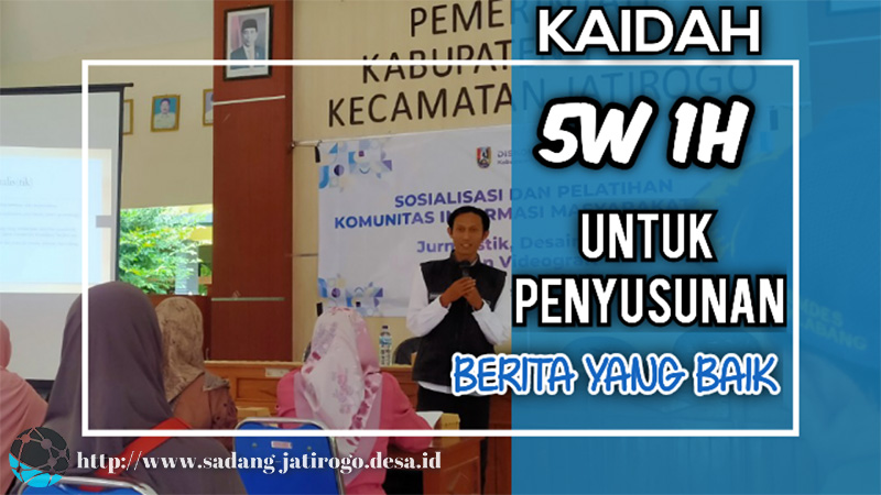 DISKOMINFO SP GELAR PELATIHAN JURNALISTIK UNTUK KIM